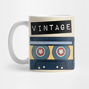 Vintage - Orange Cassette Mug